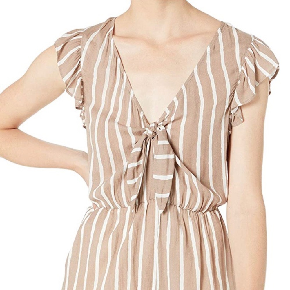 Bcbgeneration Knot Front Ruffle Romper - image 2